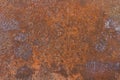 Rusty brown old surface steel texture metal background corrosion rust Royalty Free Stock Photo