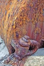 RUSTY Buoy Clevis Royalty Free Stock Photo