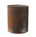 Rusty can opened Royalty Free Stock Photo