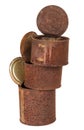 Rusty cans Royalty Free Stock Photo