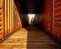 Rusty cargo shipping contner Rusty black cargo intermodal contner shipping contner cargo rusty Royalty Free Stock Photo