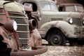 Rusty cars Royalty Free Stock Photo