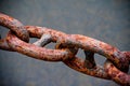 Rusty chain Royalty Free Stock Photo