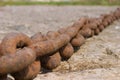 Rusty chain Royalty Free Stock Photo