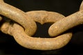 Rusty Chain Royalty Free Stock Photo