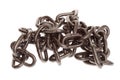 Rusty chain isolated Royalty Free Stock Photo