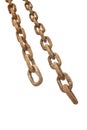 Rusty chain isolated Royalty Free Stock Photo