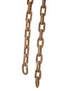 Rusty chain isolated