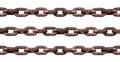 Rusty chain isolated on white Royalty Free Stock Photo