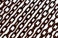 Rusty chains isolated on withe. Background of chains on a withe background. Rust Anchor Chain. Curtain of old chain-link Royalty Free Stock Photo