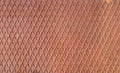 Rusty checkerboard iron texture