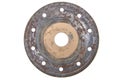 Rusty circular disk