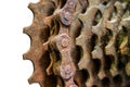 Rusty cogwheel gear Royalty Free Stock Photo