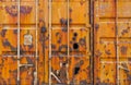 Rusty containers at the port of Jaffa Israel Royalty Free Stock Photo