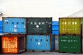 Rusty containers Royalty Free Stock Photo
