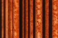 Rusty corroded metal pipes as pattern and industrial background Royalty Free Stock Photo