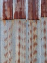 Rusty Corrugated Metal Background