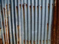 Rusty Corrugated metal texture or Galvanized iron steel background Royalty Free Stock Photo