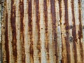 Rusty Corrugated metal texture or Galvanized iron steel background