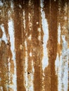 Rusty Corrugated metal texture or zinc iron steel background