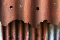 Rusty corrugatediron