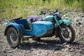 Rusty crudle bike on the ground