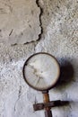 Rusty and damaged manometer