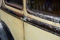 Rusty details of a car