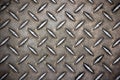 Rusty diamond plate Royalty Free Stock Photo