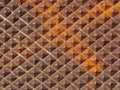 Rusty diamond plate Royalty Free Stock Photo