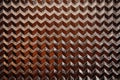 rusty diamond plate surface Royalty Free Stock Photo