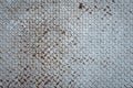 Rusty diamond steel plate texture background Royalty Free Stock Photo