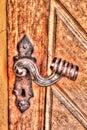 Rusty Door Handle Frydlant Royalty Free Stock Photo