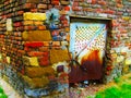 Rusty door on a Kalemegdan fortress.