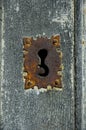 Rusty door lock Royalty Free Stock Photo