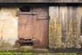 Rusty Doors on Concrete Bunker