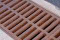 Rusty Drain Grate