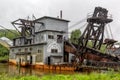 The rusty dredge Royalty Free Stock Photo