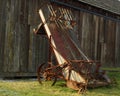 Rusty farm machinery