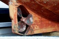 Fisherboat propeller Royalty Free Stock Photo