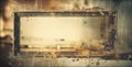Rusty Frame, A Glimmer of the Past Royalty Free Stock Photo