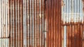 Rusty galvanized sheet for abstract background Royalty Free Stock Photo