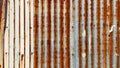 Rusty galvanized sheet for abstract background Royalty Free Stock Photo