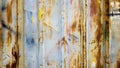 Rusty galvanized sheet. Corrugated metal wall texture, zinc old metal wall background, vintage style, abstract Royalty Free Stock Photo