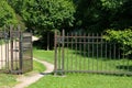 Rusty gate at an old estate