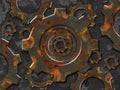 Rusty gears Royalty Free Stock Photo