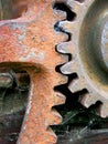 Rusty gears Royalty Free Stock Photo