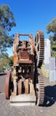 Rusty Gears Industrial Equipment Display