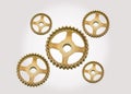 Rusty gears Royalty Free Stock Photo