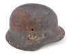 Rusty German battle helmet